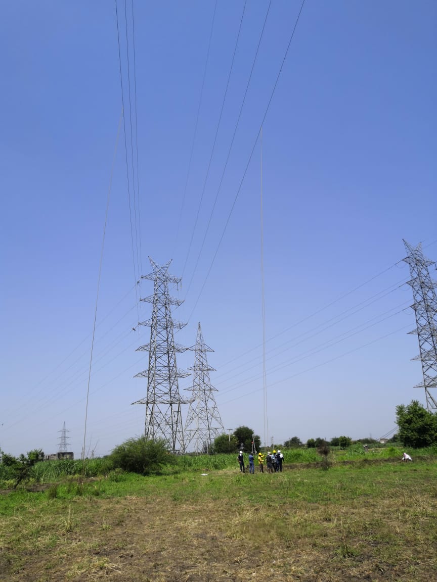 Work in Progress at Vapi Station, Valsad District, October 2022